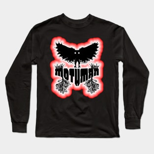 Mothman West Virginia Wing Humanoid Moth Retro Vintage Long Sleeve T-Shirt